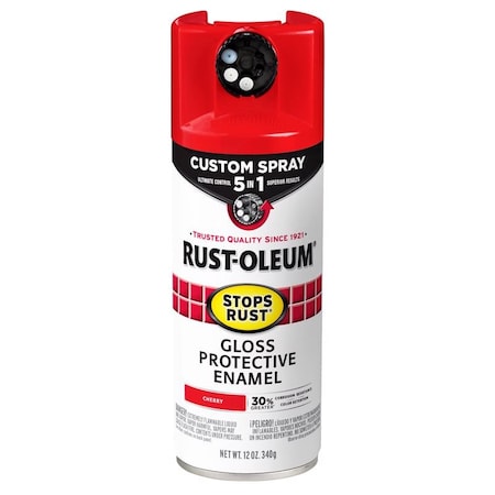 Rust-Oleum Rust-Oleum Stops Rust Indoor and Outdoor Gloss Red Oil Modified Alkyd Spray Paint 12 oz 376889